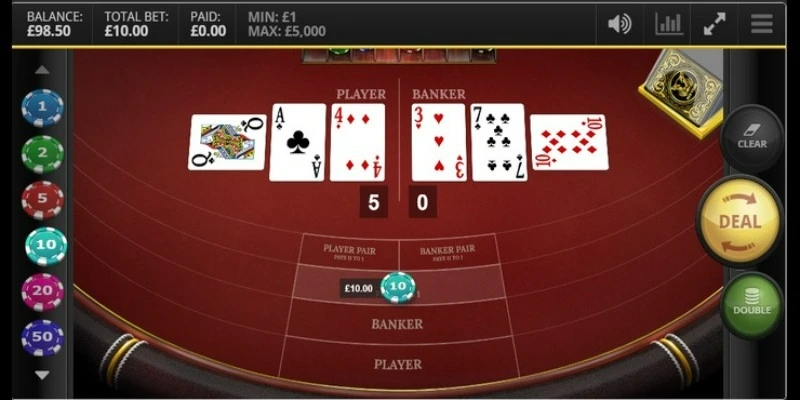 Hướng dẫn cách chơi Baccarat